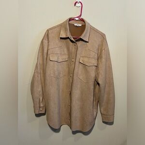 FATE Brown Suede Jacket